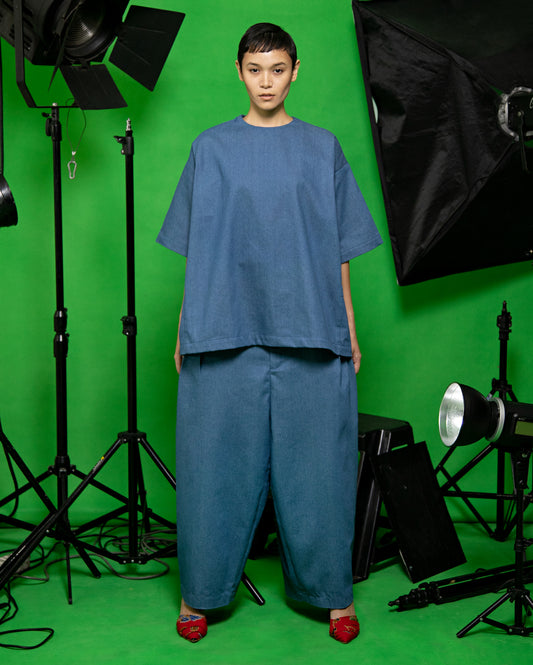 Tee Berpesak ( Mid Denim )