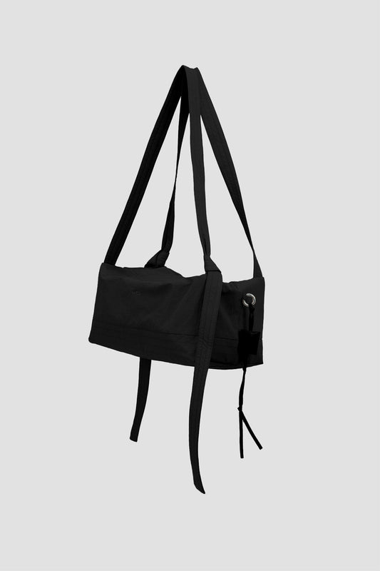 Medium Loaf Nylon Bag (Black) - BEV C multi label store