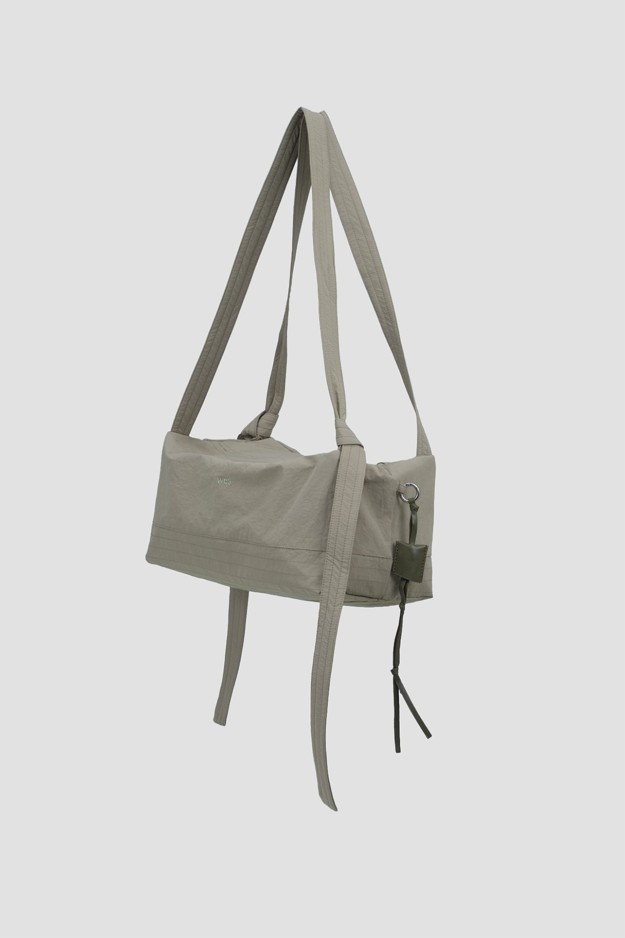 Medium Loaf Nylon Bag (Olive Grey) - BEV C multi label store