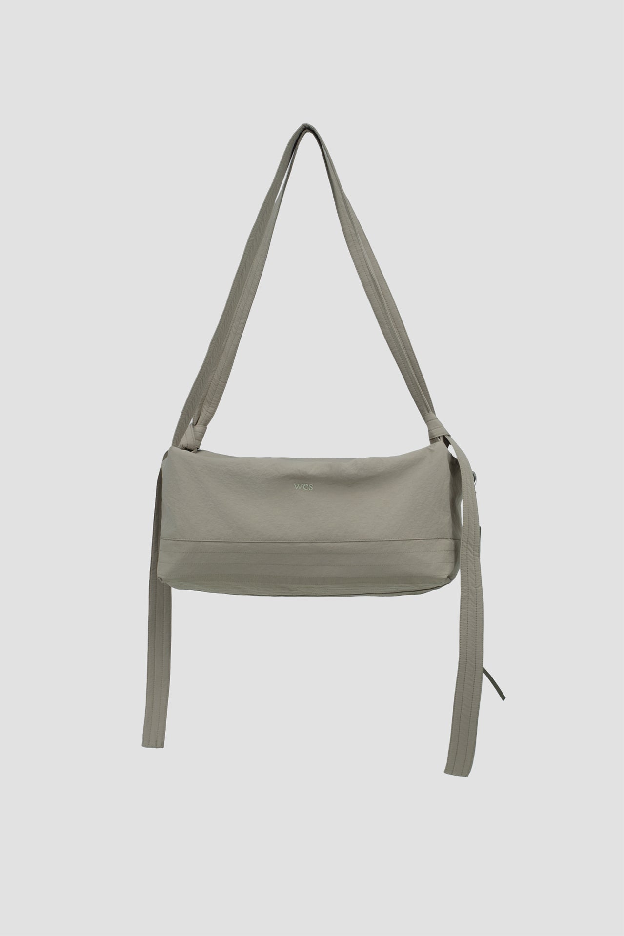 Medium Loaf Nylon Bag (Olive Grey) - BEV C multi label store