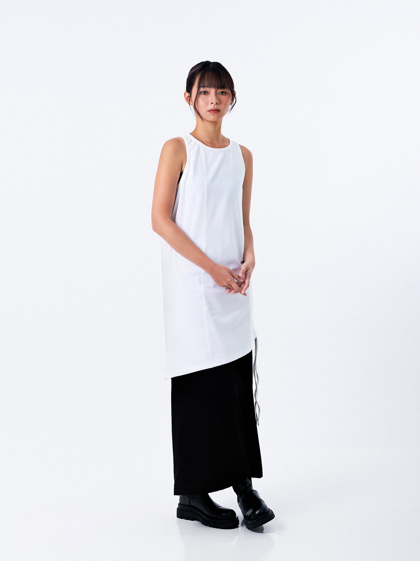 OVERSIZED GATHERED TANK TOP