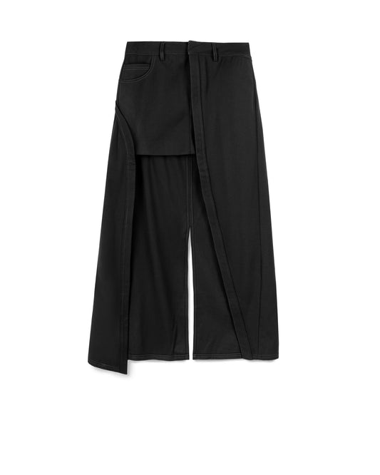 CH.1 Irregular Skirt - Black