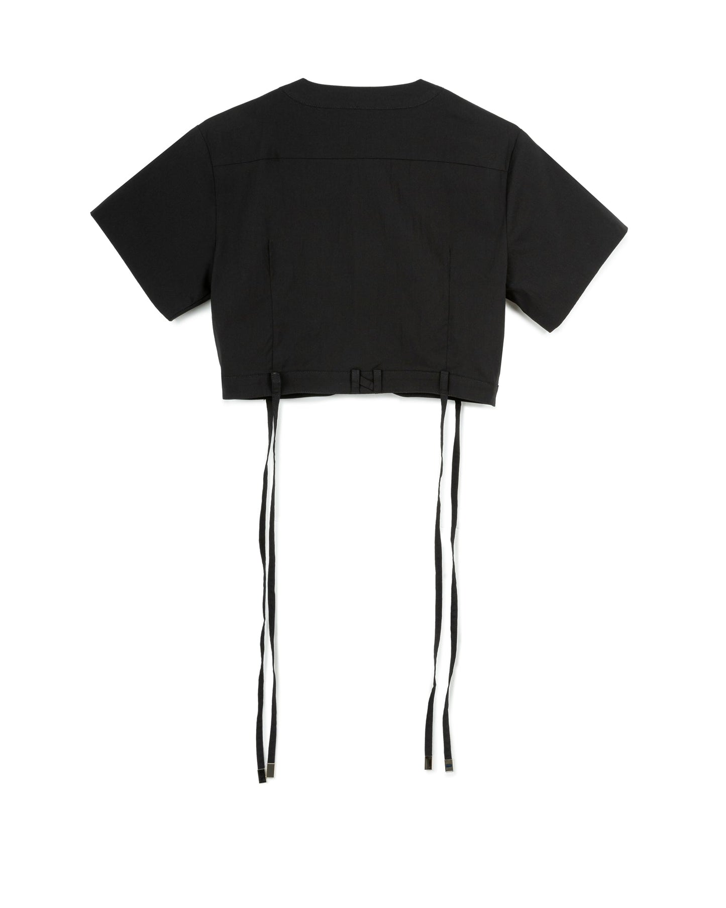 CH.1 Drawstring Crop Shirt