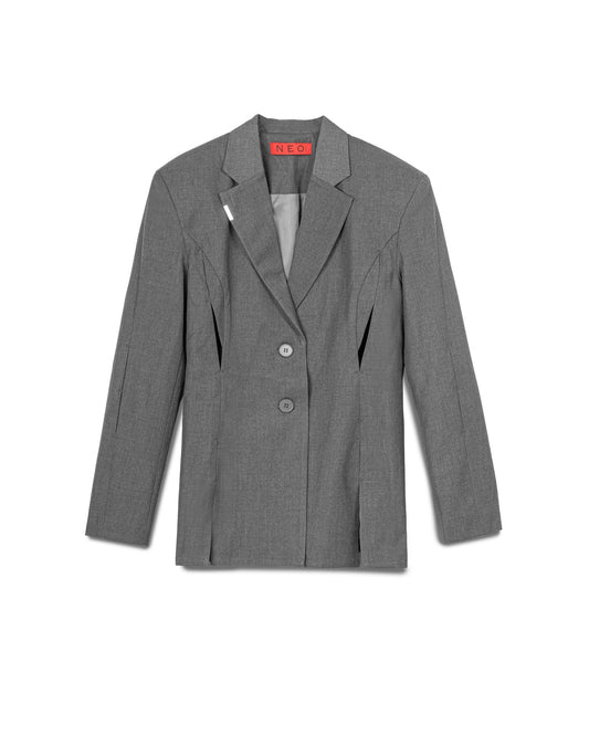 CH.1 Chipped Blazer - Grey