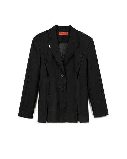 CH.1 Chipped Blazer - Black