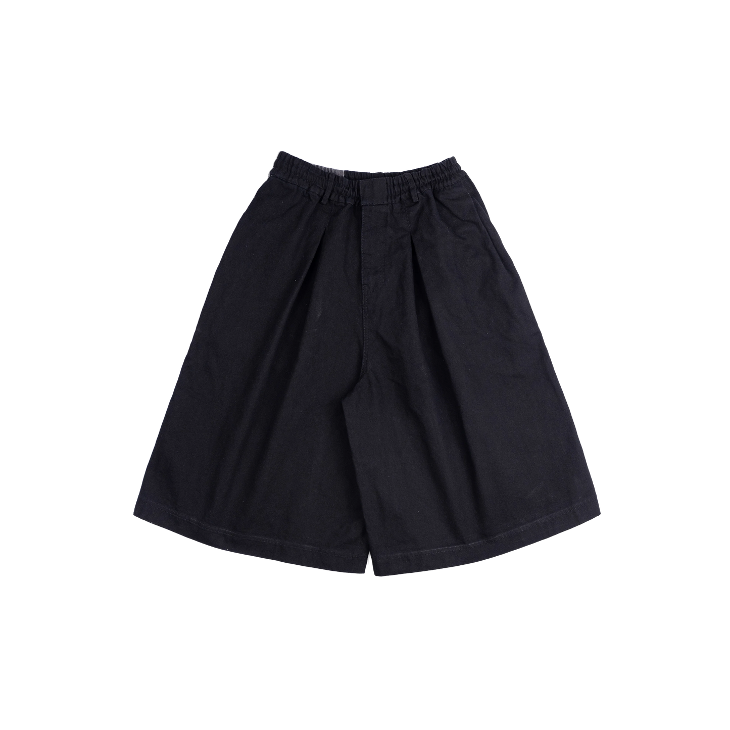 ASYMMETRICAL JORTS - BLACK