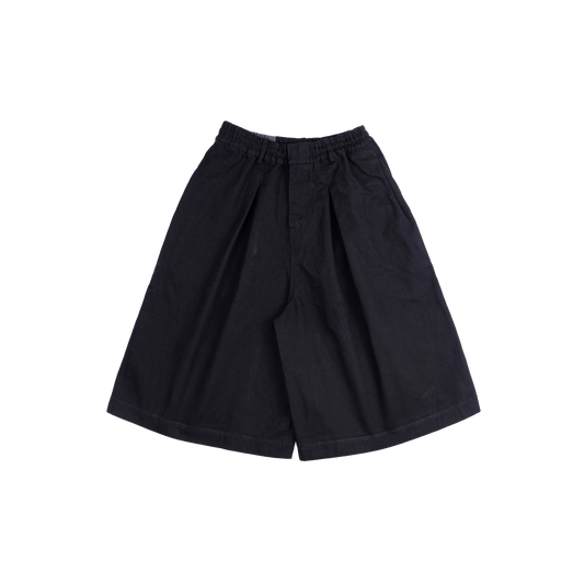 ASYMMETRICAL JORTS - BLACK