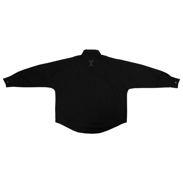 DETACHABLE L-S SHIRT - BLACK
