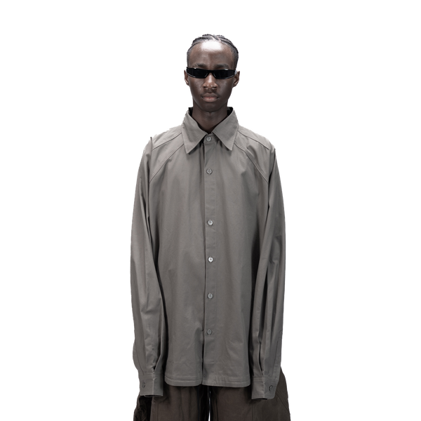 DETACHABLE L-S SHIRT - GREEN