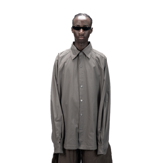 DETACHABLE L-S SHIRT - GREEN