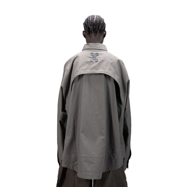 DETACHABLE L-S SHIRT - GREEN