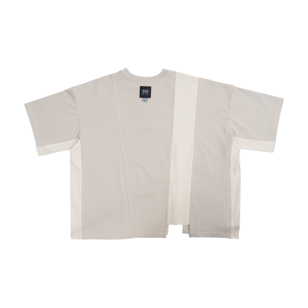 ASYMMETRICAL T-SHIRT - BEIGE