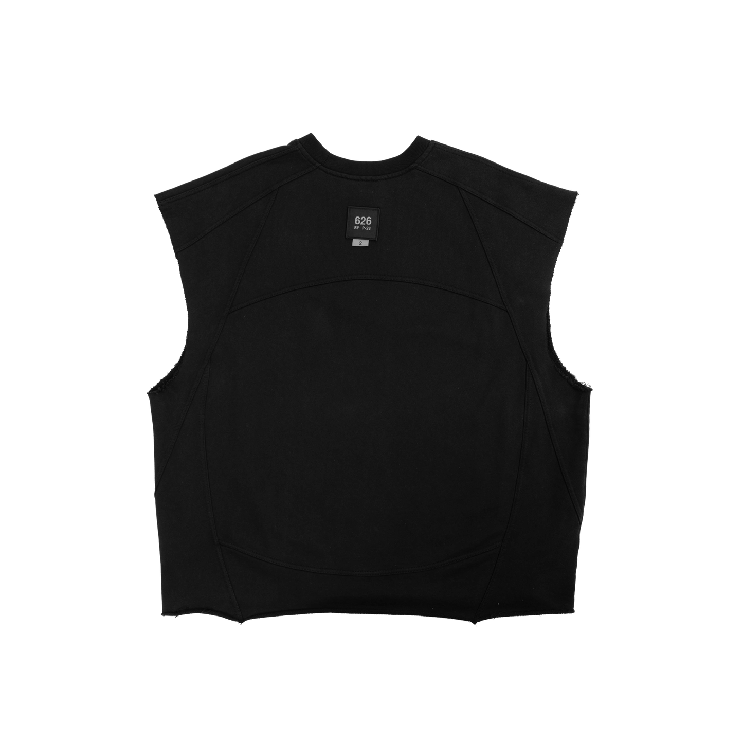 626 BAT PANEL TANK TOP - BLACK