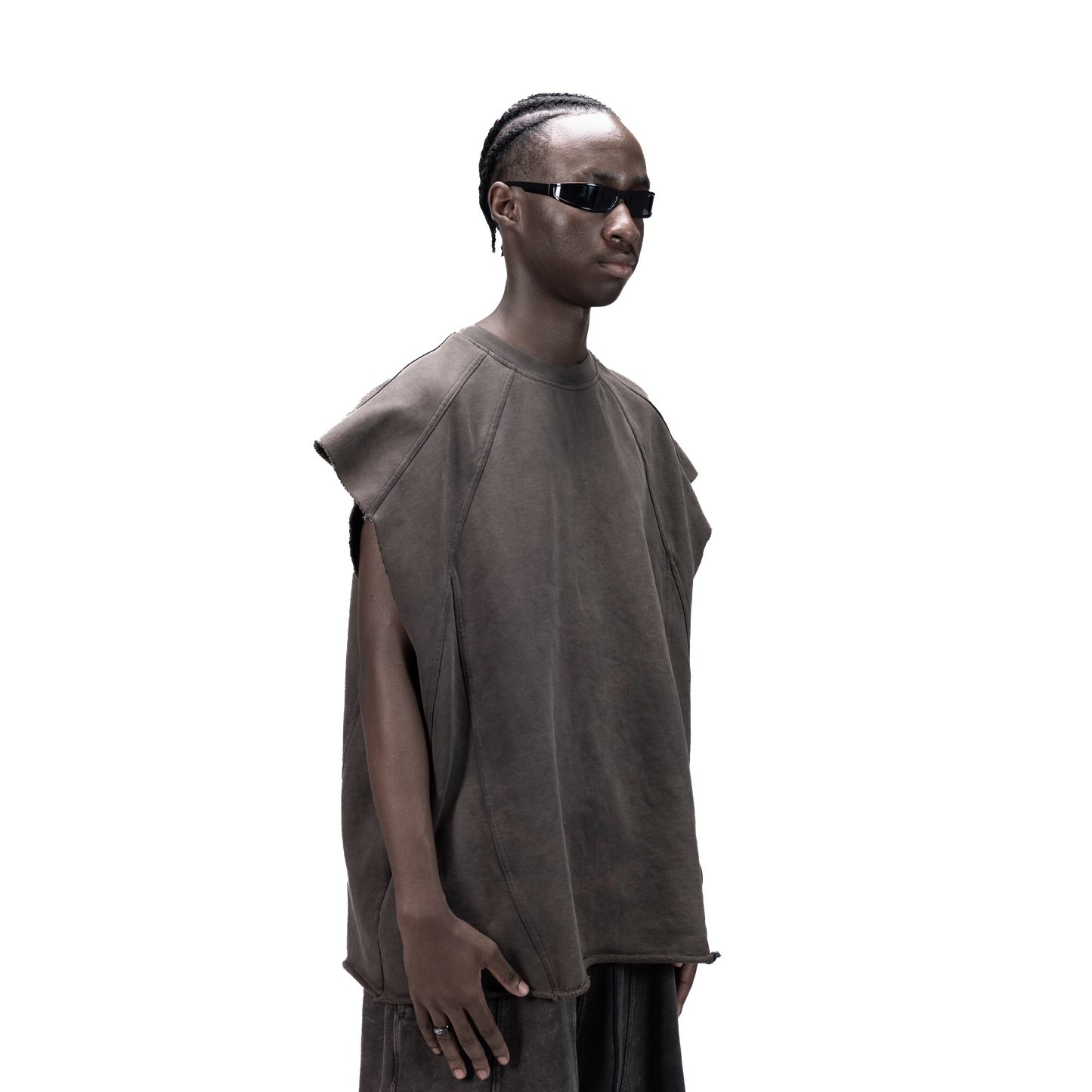 626 BAT PANEL TANK TOP - GREY