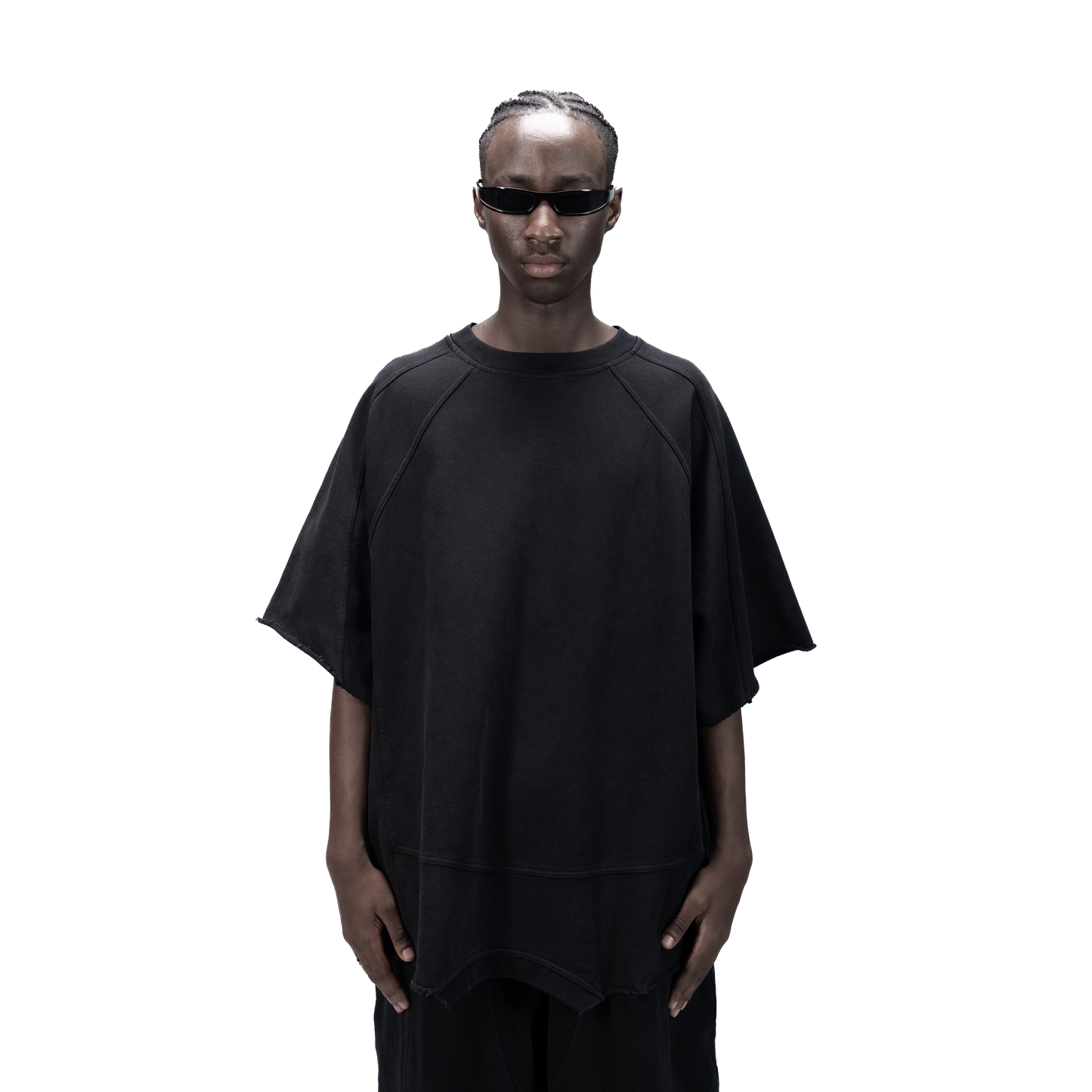 626 BAT PANEL T-SHIRT - BLACK