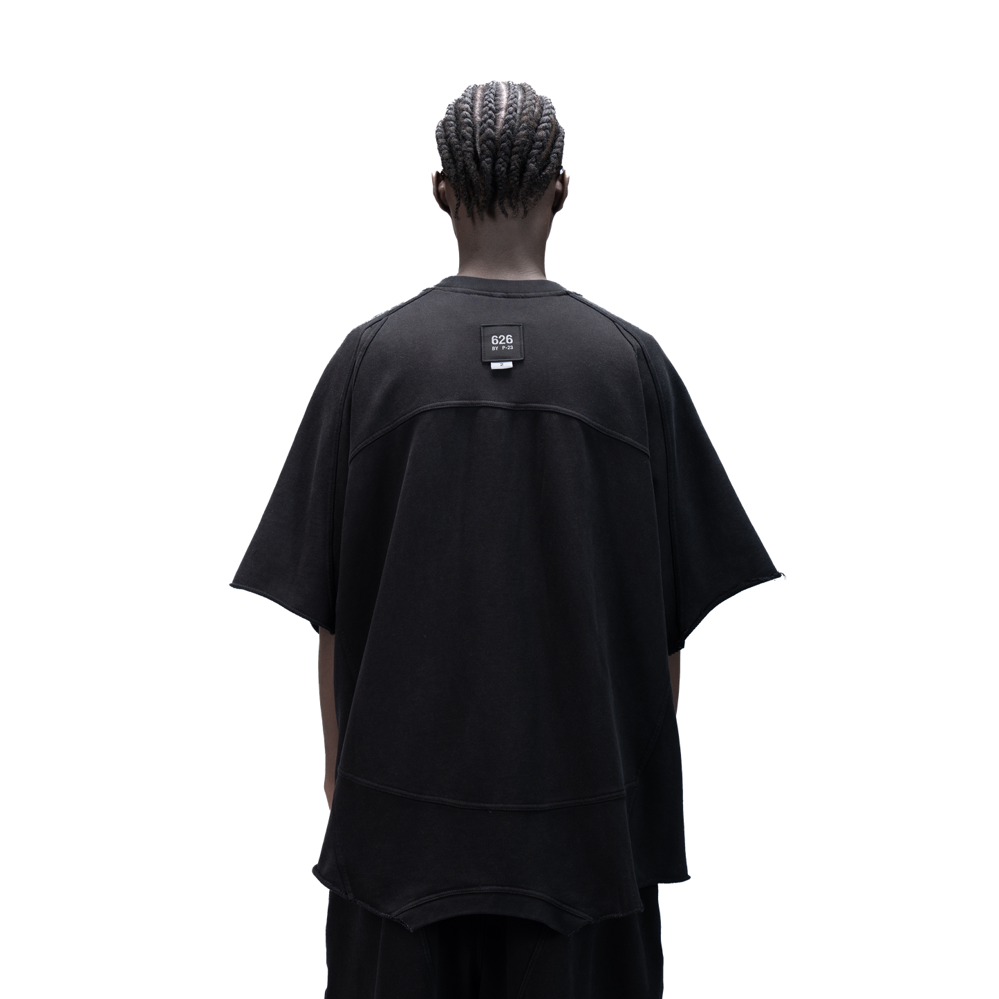 626 BAT PANEL T-SHIRT - BLACK