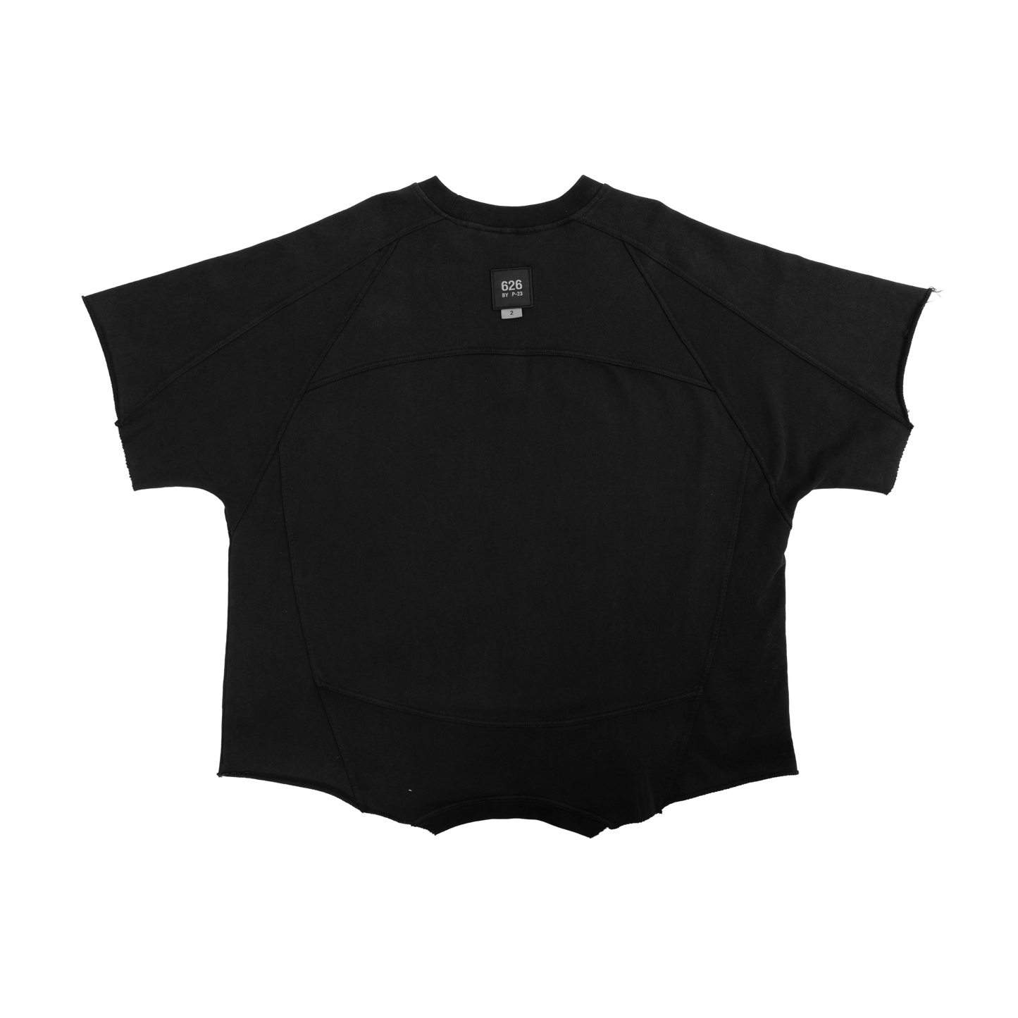 626 BAT PANEL T-SHIRT - BLACK