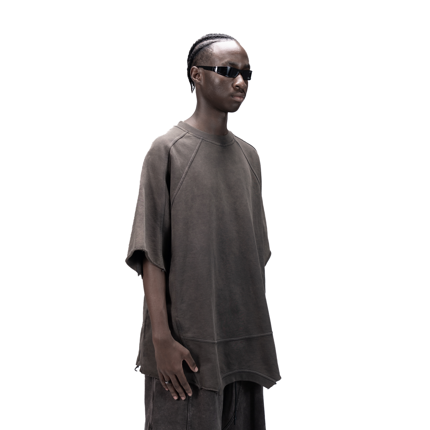 626 BAT PANEL T-SHIRT - GREY