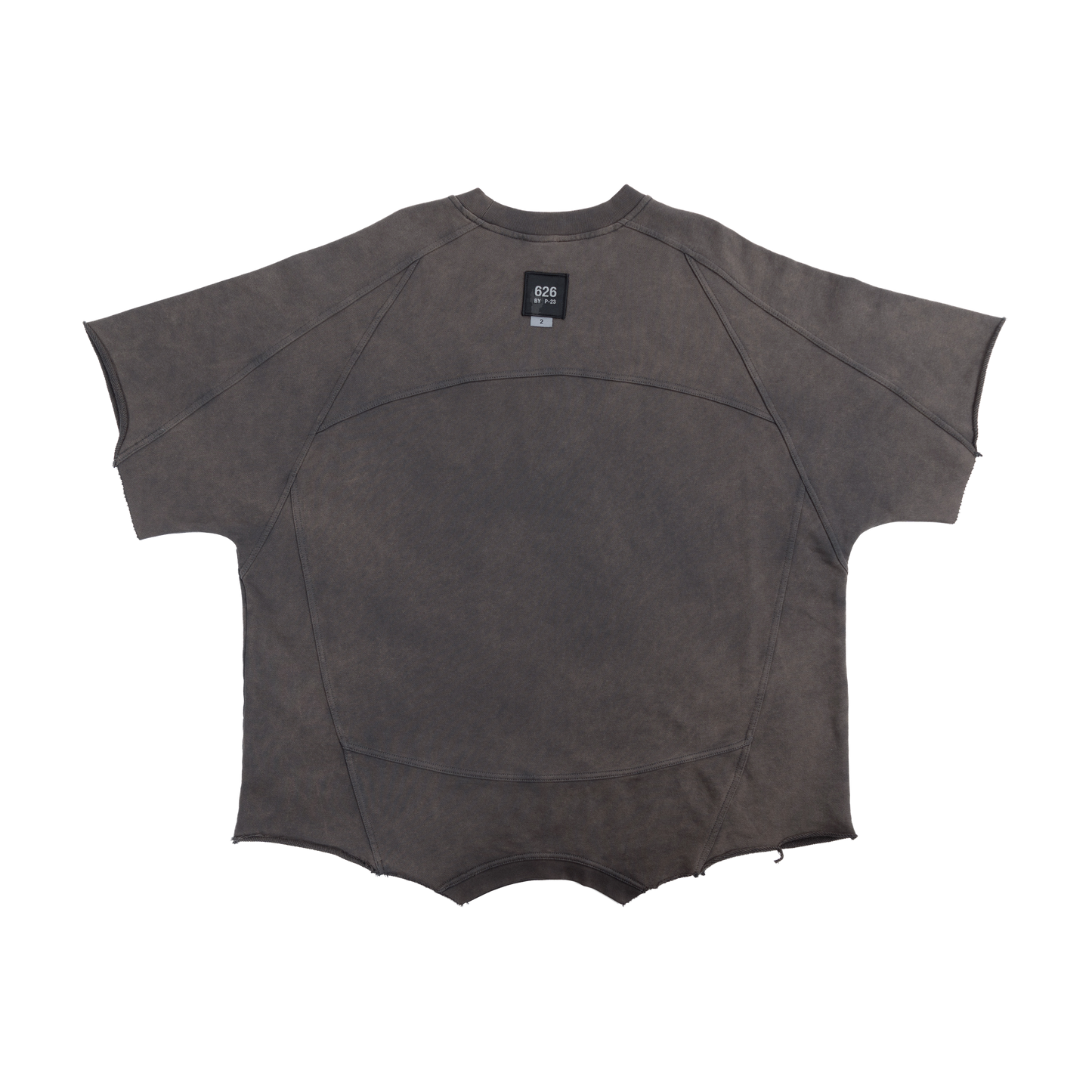 626 BAT PANEL T-SHIRT - GREY