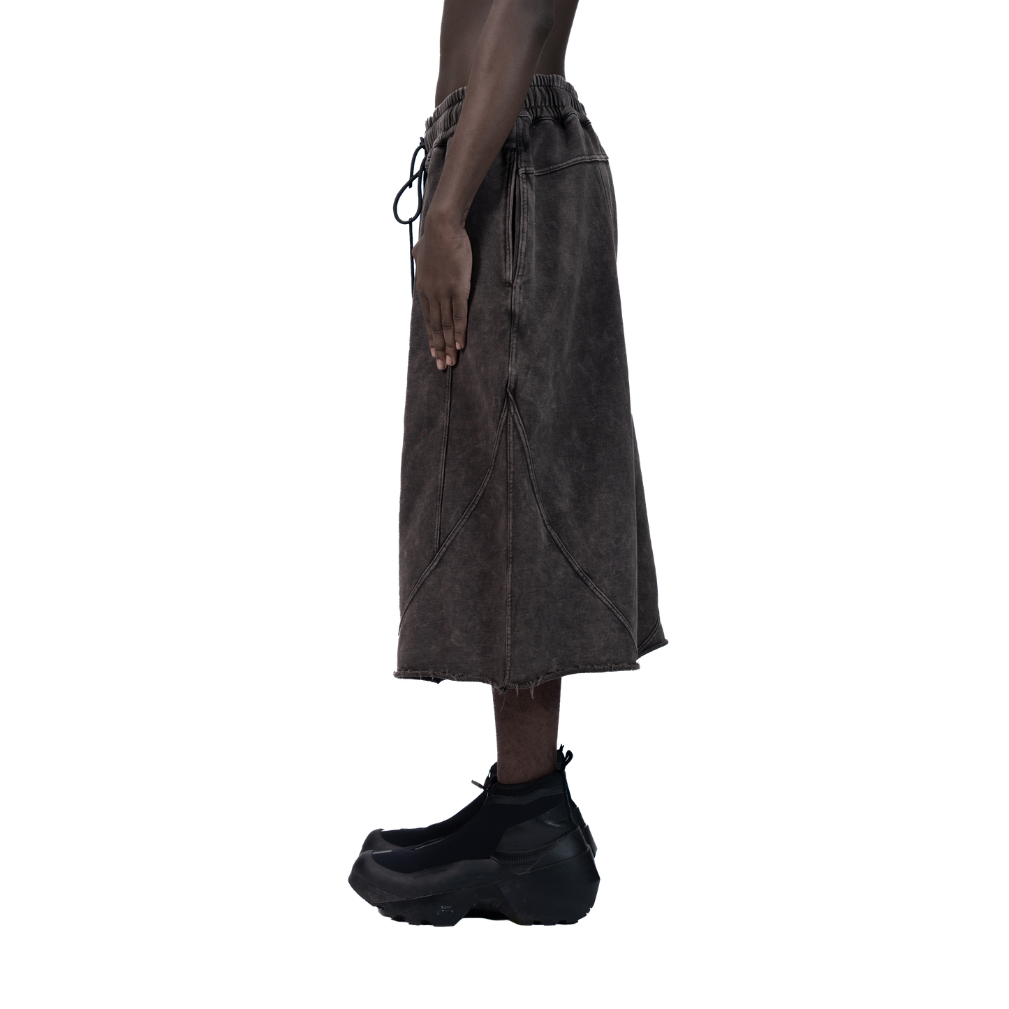 626 BAT PANEL JORTS - GREY