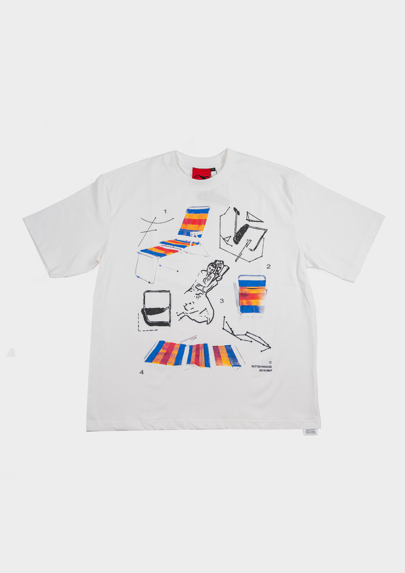 Lazy Chair Tee White