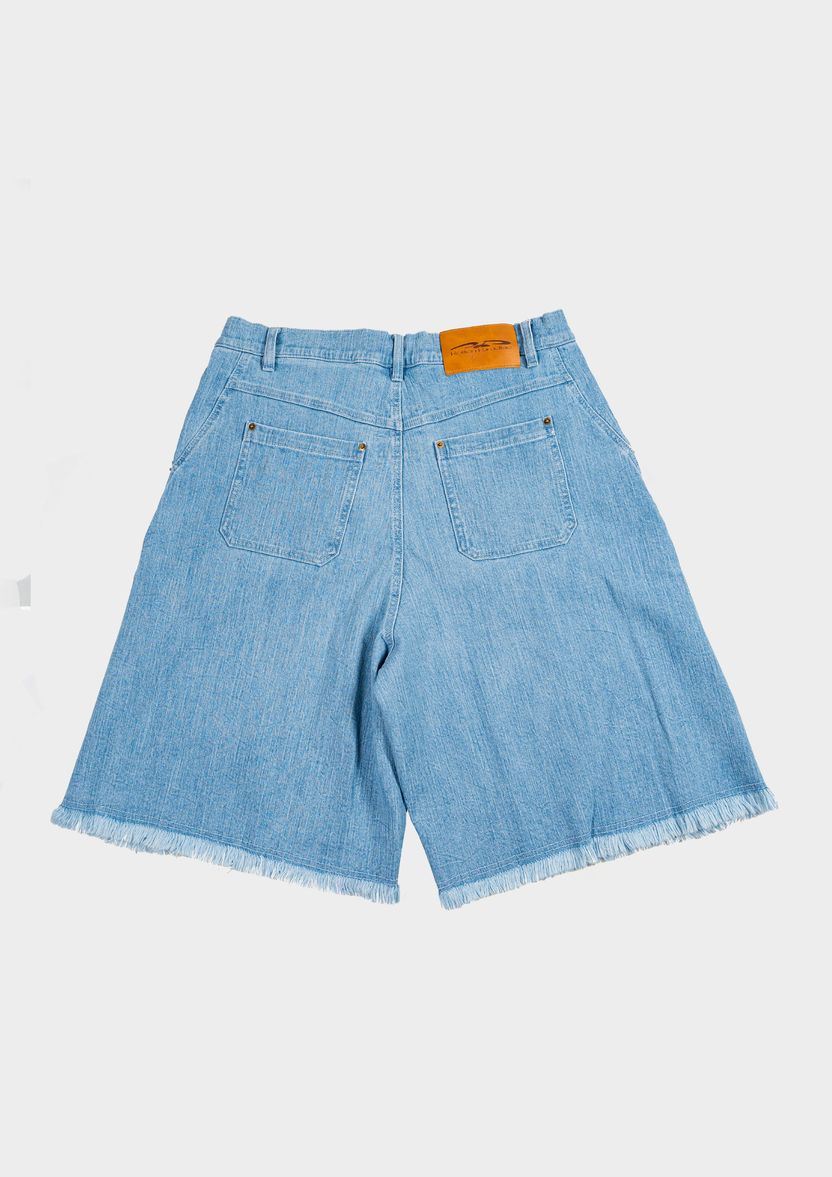 Comfy Balloon Shorts Denim