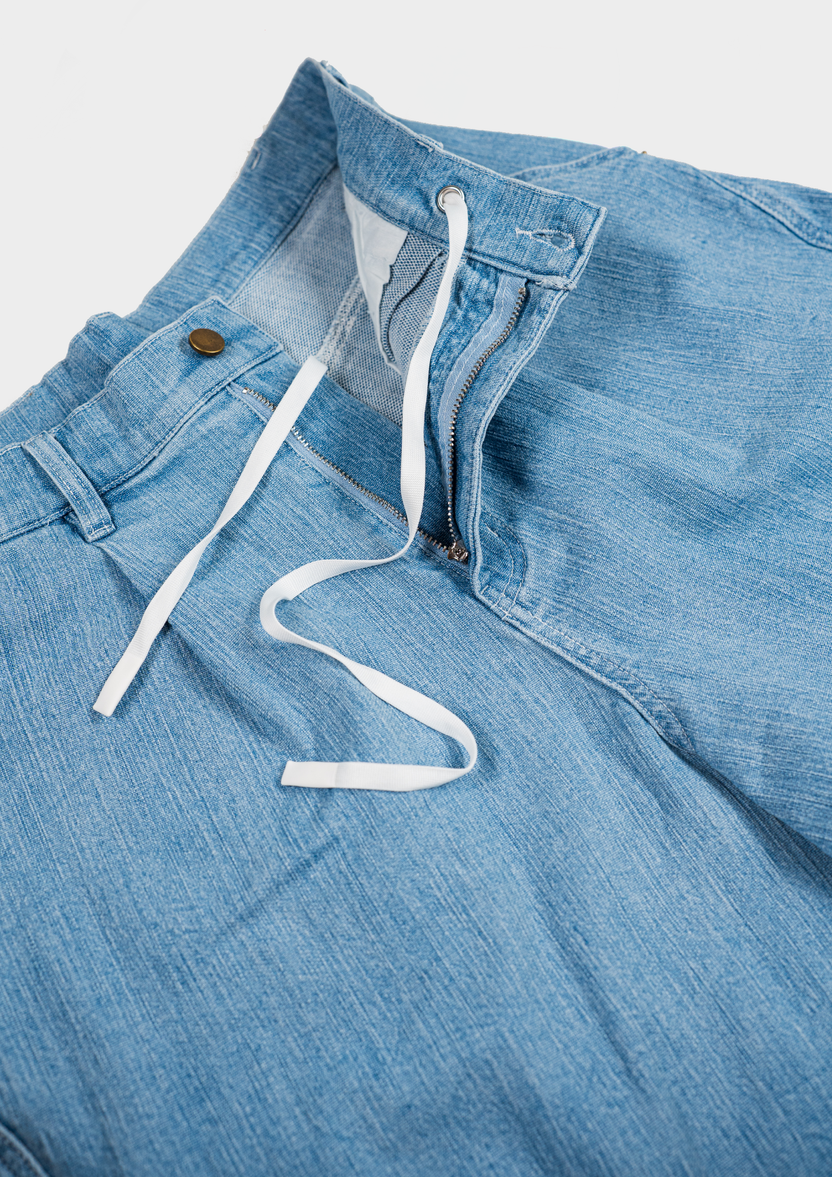 Comfy Balloon Shorts Denim