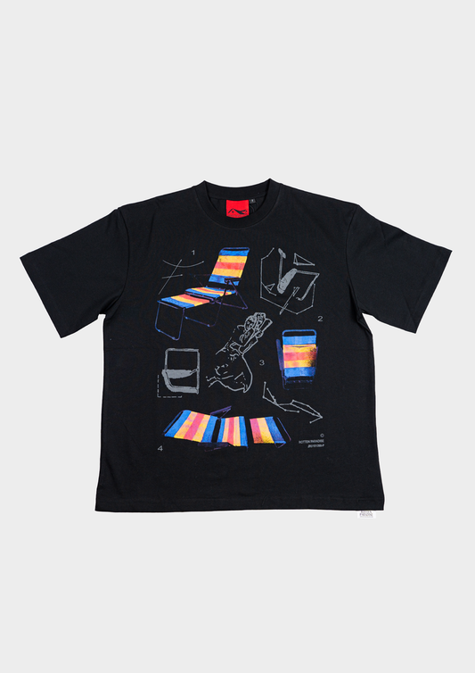 Lazy Chair Tee Black