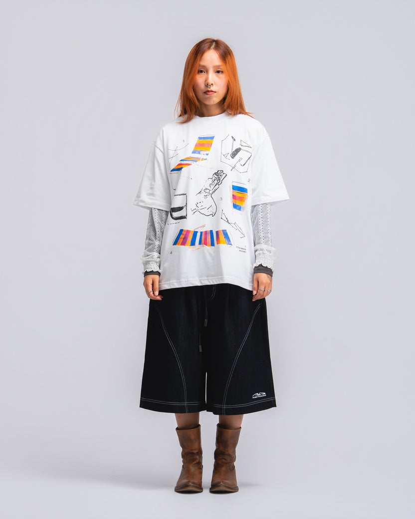 Lazy Chair Tee White