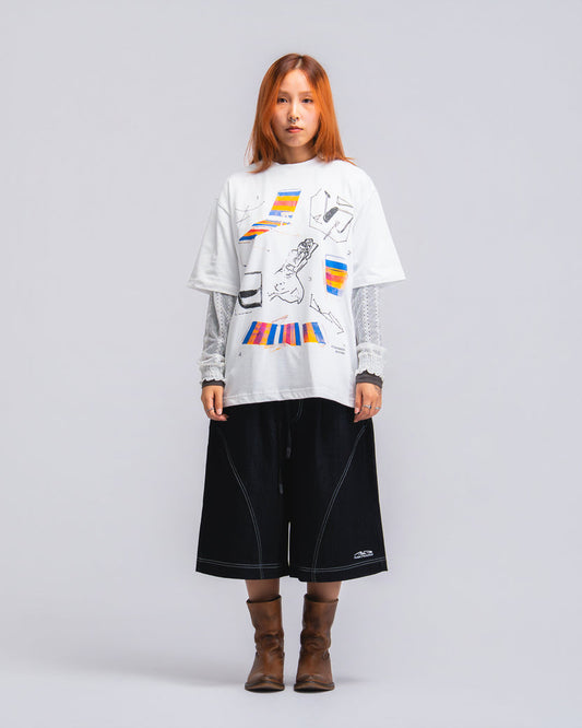 Lazy Chair Tee White