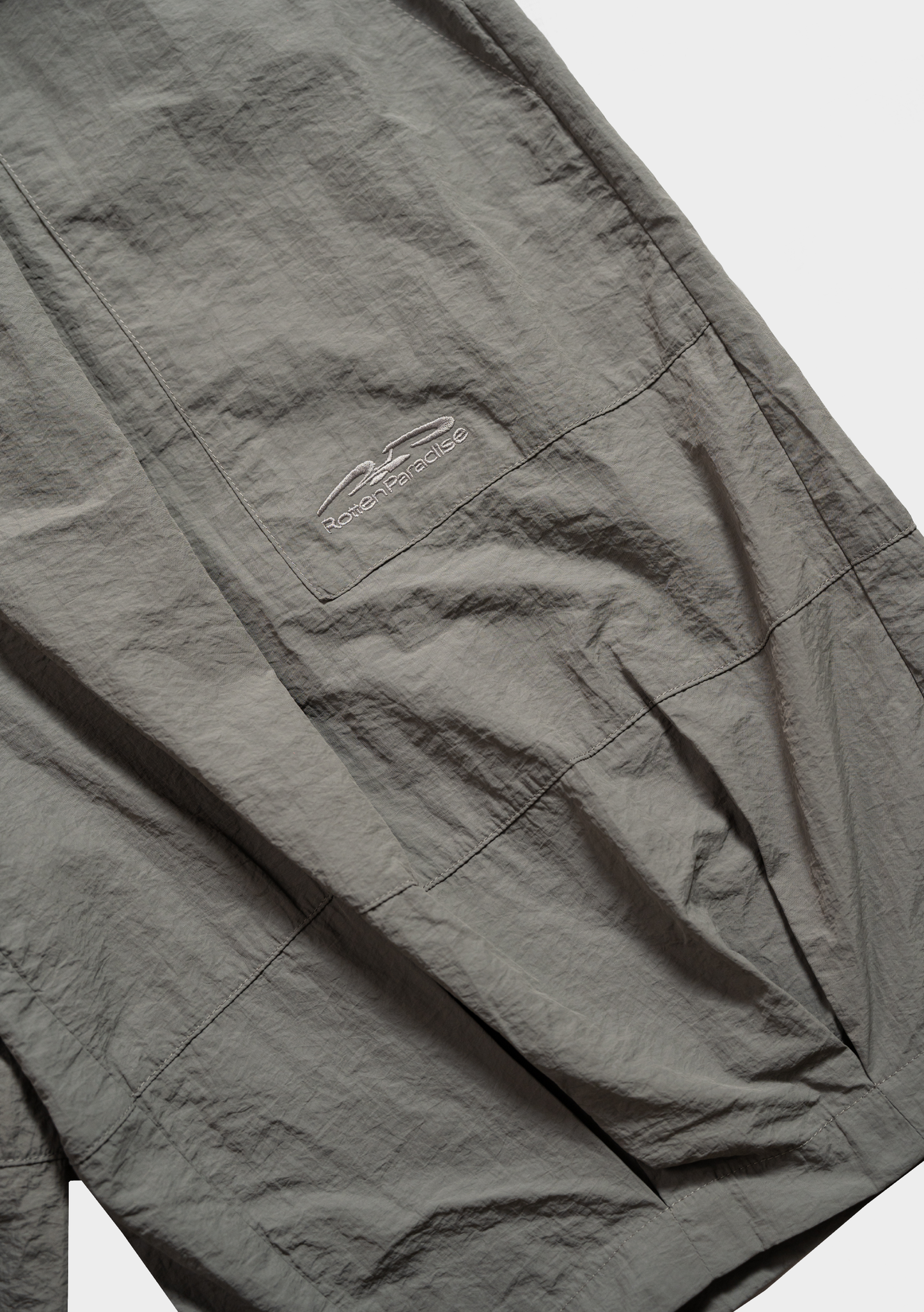 Comfy Balloon Shorts Cyan Grey