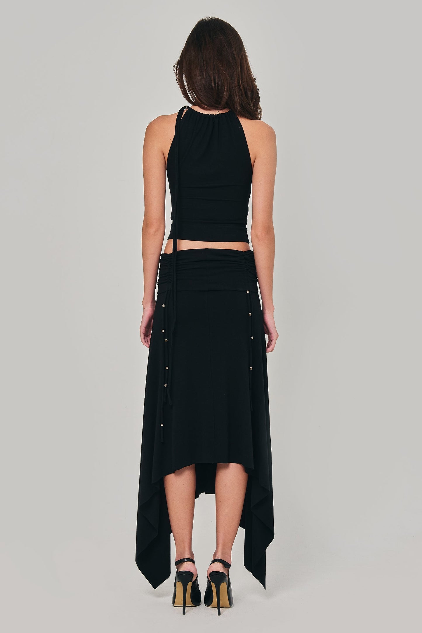 REVERENT MAXI SKIRT BLACK