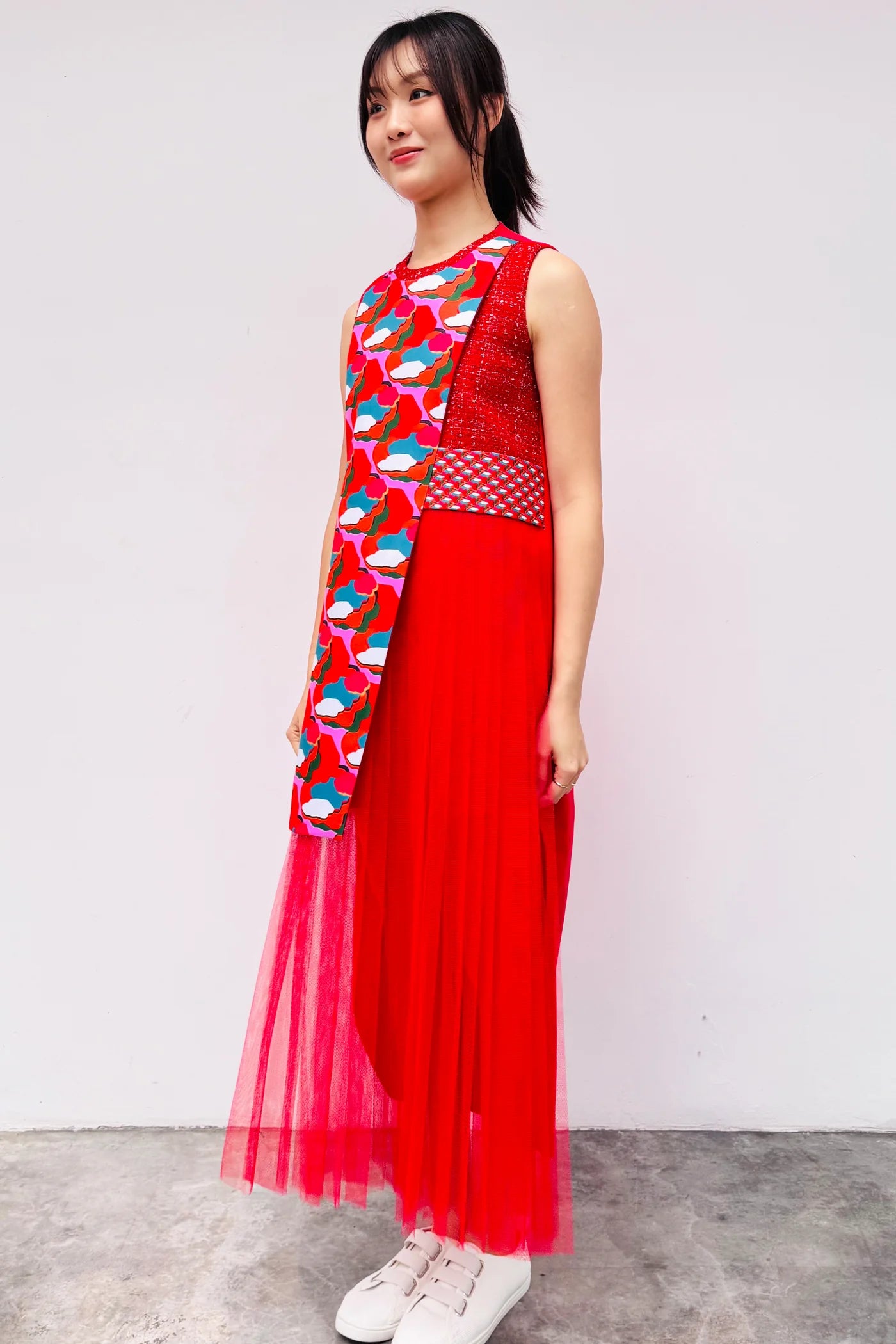 S20 DD06C || PULSE MAXI DRESS - BEV C multi label store