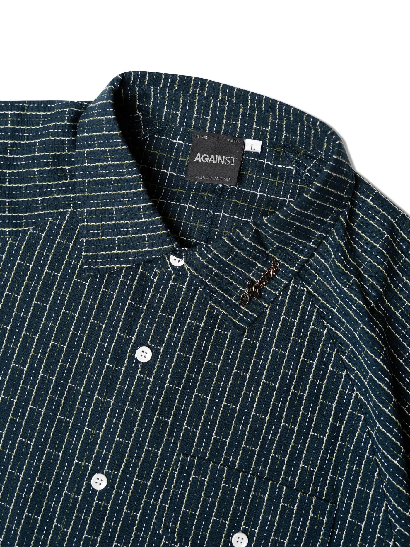 SASHIKO SHIRT NAVY