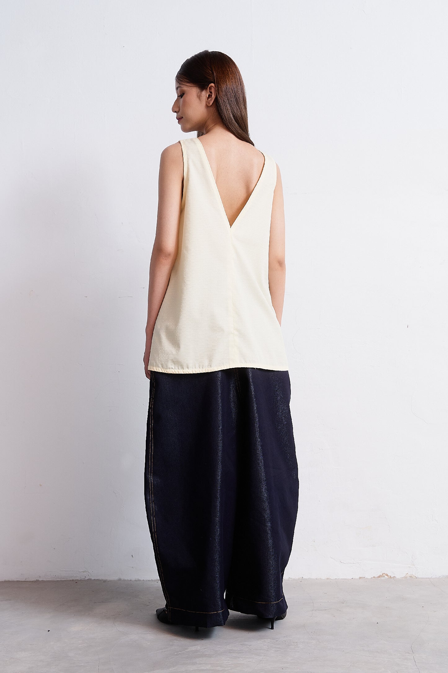 Shirting Tank Top - Butter