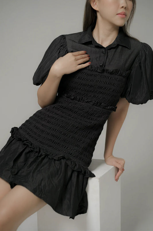 TALIAH DRESS IN NAVY