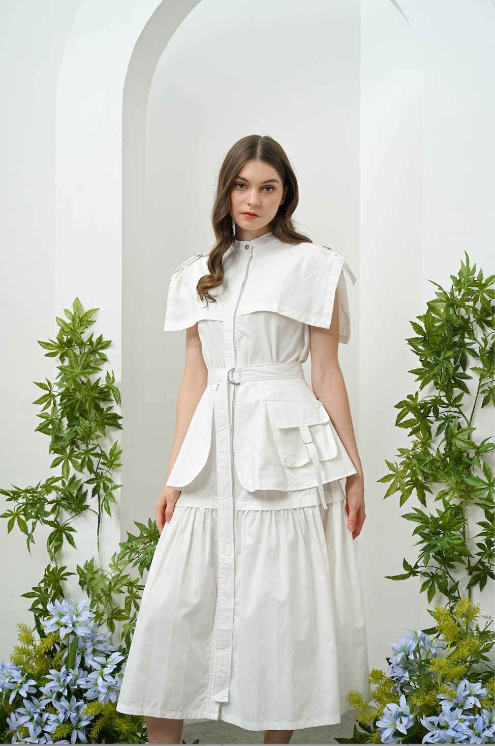 CLAUDIA DRESS WHITE