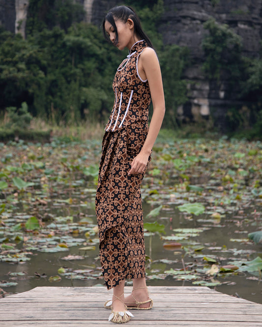Qipao Kekang Korset (Batik)