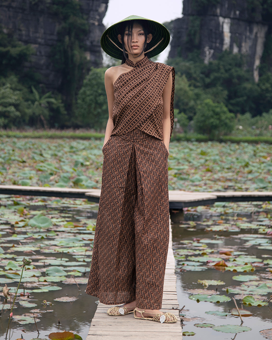 Baju Sbăi Mandarin (Batik)