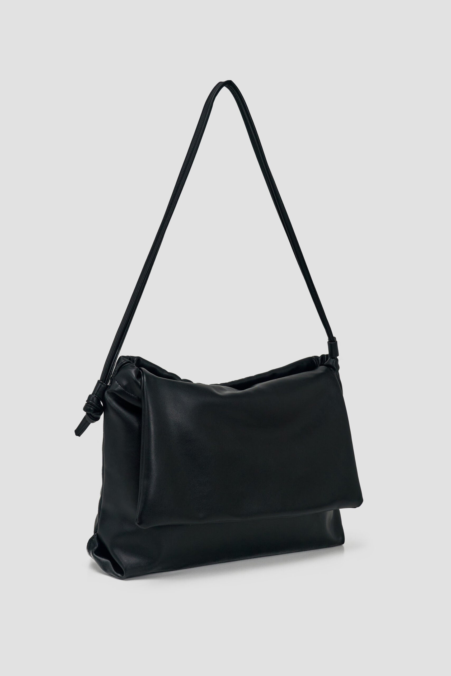 Double Strap Envelope Leather Bag (Black) - BEV C multi label store