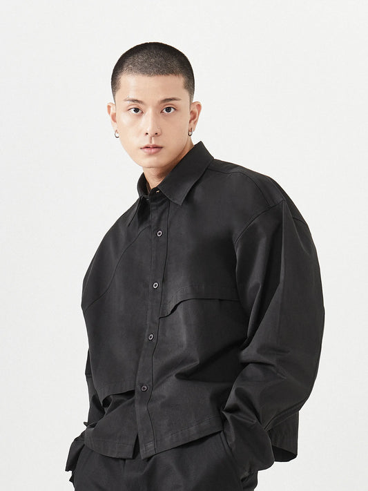 MULTI-LAYERED OVERSHIRT