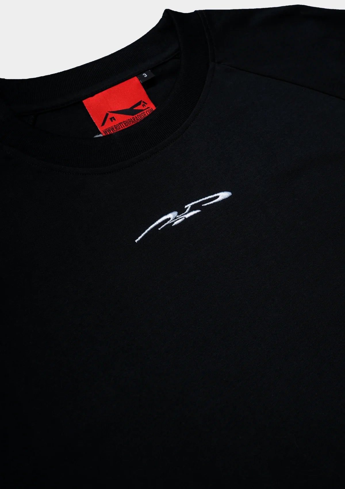 MINI LOGO RAGLAN TEE IN BLACK