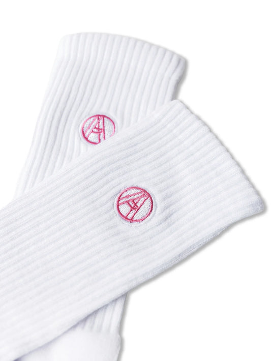 A LOGO SOCKS WHITE