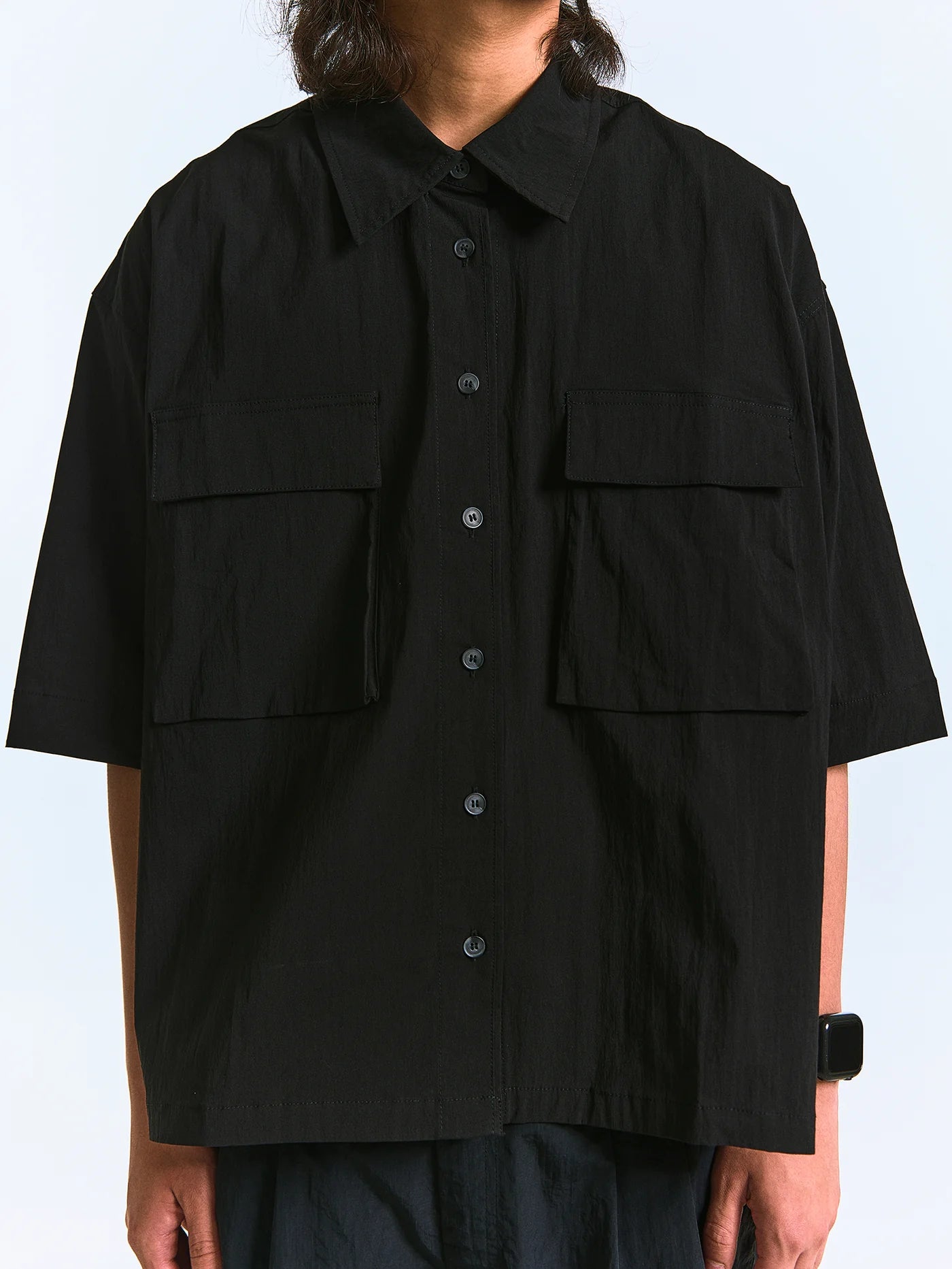 ABP. BIG BRO S/S SHIRT NYLON BLACK