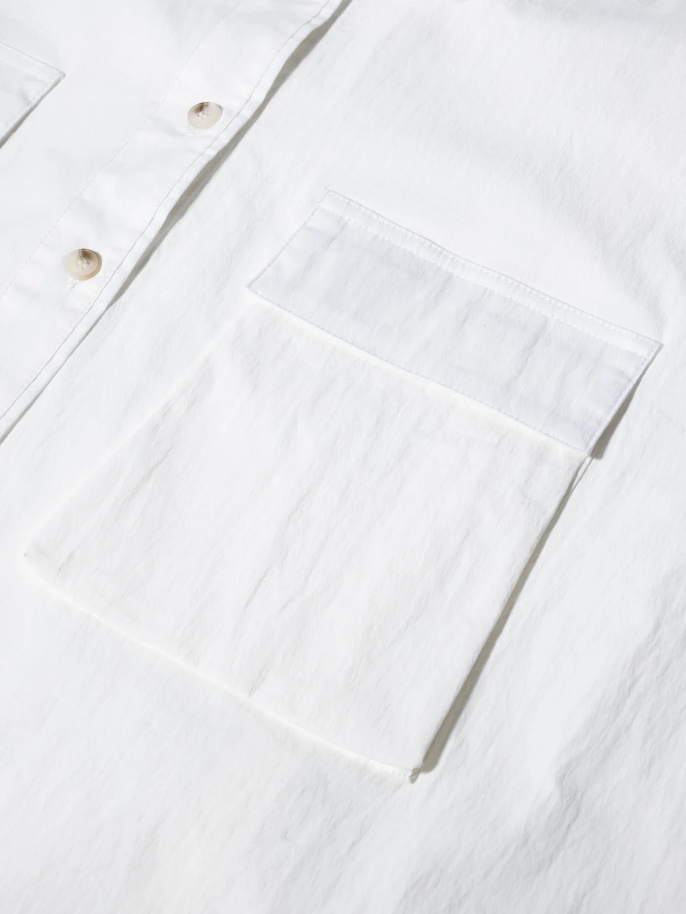 ABP. BIG BRO S/S SHIRT NYLON WHITE