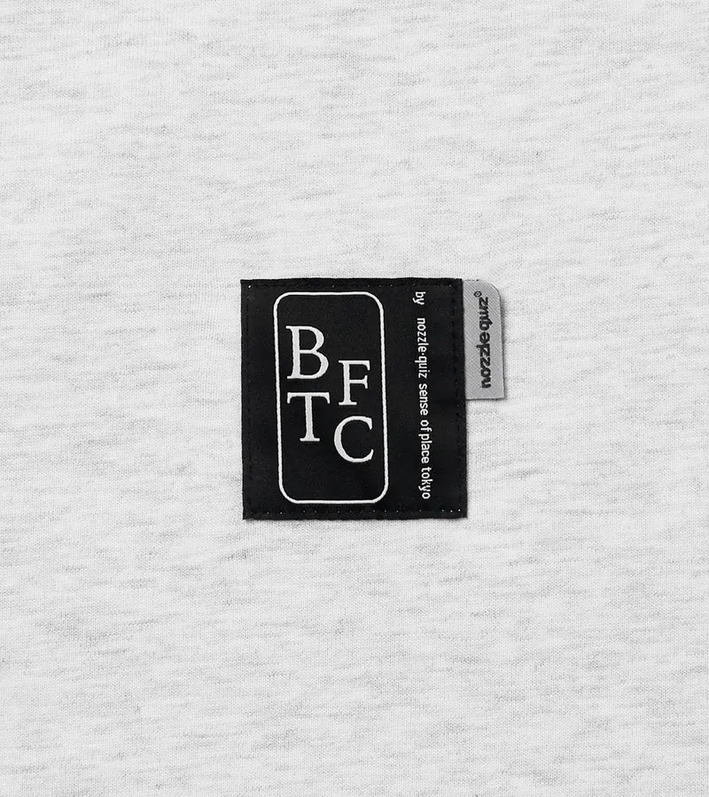 nozzle quiz X SENSE OF PLACE - BTFC Print L/S Tee (Grey)