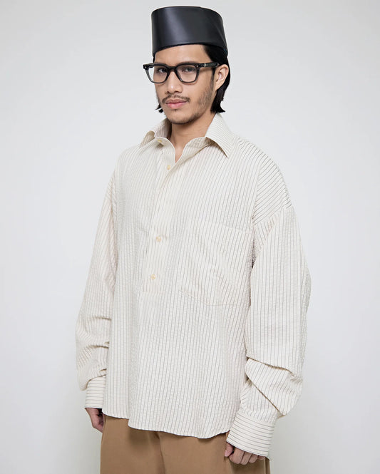 Kemeja Polo (Cream)