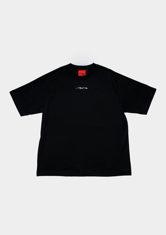 MINI LOGO RAGLAN TEE IN BLACK
