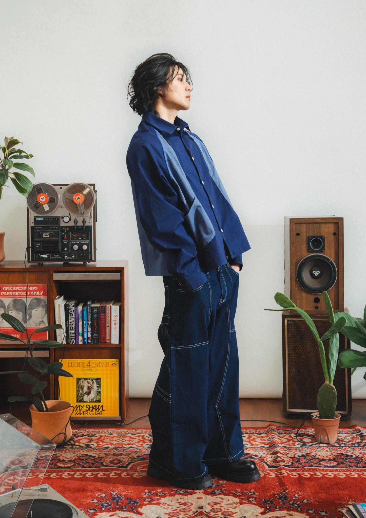 LONG DOUBLE KNEE JEANS