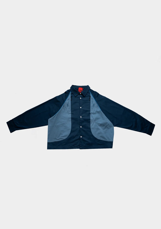 SPEAKER L/S SHIRT IN BLUE